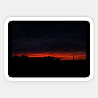 Sunset Night Sky Sticker